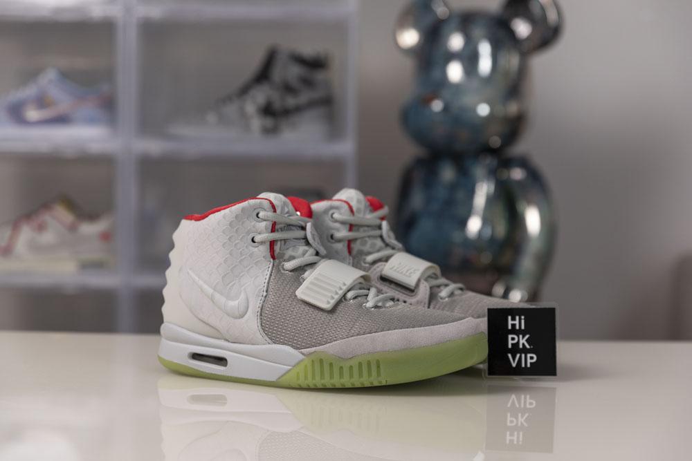 God Air Yeezy 2 Wolf Grey/ Pure Platinum Real materials Limited pairs